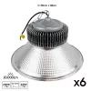 JBM Ipari LED csarnokvilágító szett 6 db, 200 W, 20 000 lm (54133)
