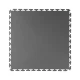 JBM Műhelypadló burkolólap PVC-ből, szürke, 500 × 500 × 6 mm, 15 t/m² felületi terhelhetőség (55045)