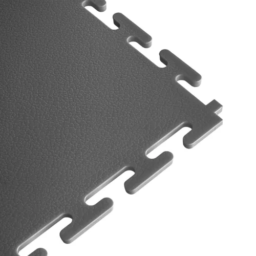 JBM Műhelypadló burkolólap PVC-ből, szürke, 500 × 500 × 6 mm, 15 t/m² felületi terhelhetőség (55045)