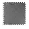 JBM Műhelypadló burkolólap PVC-ből, szürke, 500 × 500 × 6 mm, 15 t/m² felületi terhelhetőség (55045)
