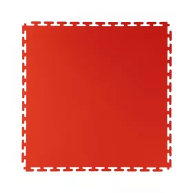   JBM Műhelypadló burkolólap PVC-ből, piros, 500 × 500 × 6 mm, 15 t/m² felületi terhelhetőség (55047)