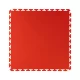 JBM Műhelypadló burkolólap PVC-ből, piros, 500 × 500 × 6 mm, 15 t/m² felületi terhelhetőség (55047)
