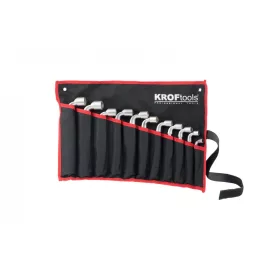   KROFtools Pipakulcs készlet 11 részes, 8–19 mm csőkulcsokkal (110200)