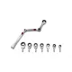 KROFtools Csuklós racsnis csillagkulcs készlet 9 részes, metrikus, 8–19 mm (1130)