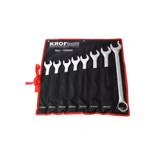 KROFtools Csillag-villás kulcs készlet, 33-50 mm 8 RÉSZES (1200008)