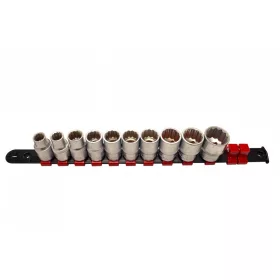   KROFtools dugókulcs készlet 12 szögü , 1/2" csatlakozás,  10 db-os (1234)