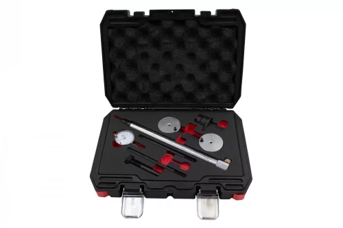 KROFtools VAG FSI/TSI/TFSI vezérlésrögzítő készlet 1.2 / 1.4 / 1.6 benzinmotorokhoz, indikátorórával (1697)