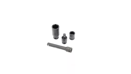 KROFtools Gépi dugókulcs készlet ütvecsavarozóhoz, 1/2", normál és hosszított, 9–30 mm, 40 részes (2124)