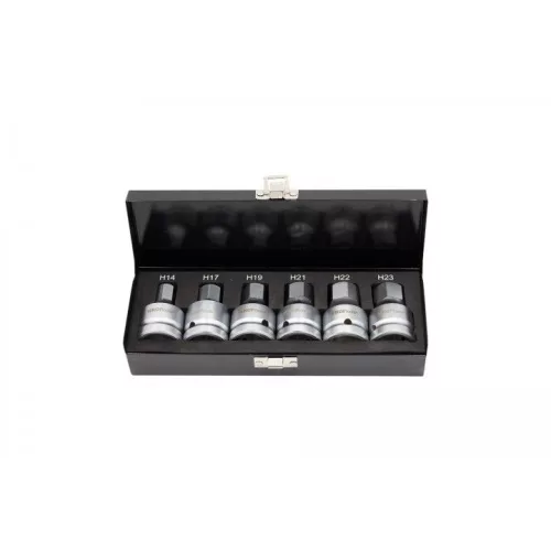 KROFtools Imbusz bitfej készlet 3/4”, H14–H23, 60 mm, 6 részes (2126)