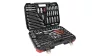 KROFtools Dugókulcs készlet 219 részes, 1/4”, 3/8” és 1/2”, racsnis hajtókarokkal (2218)
