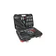 KROFtools Dugókulcs készlet 219 részes, 1/4”, 3/8” és 1/2”, racsnis hajtókarokkal (2218)