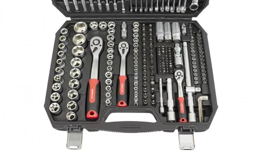 KROFtools 218 részes dugókulcs készlet 1/4"-3/8"-1/2" (2218)