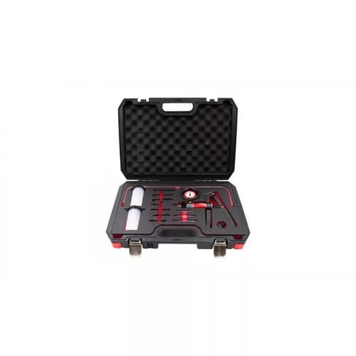 KROFtools Kombinált kézi vákuum- és nyomópumpa készlet, -1-től +3 bar-ig (3049)