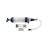 KROFtools Üzemanyag-leszívó és légtelenítő fecskendő 1500 cm³, PSA és Opel adapterekkel (3234)