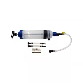   KROFtools Üzemanyag-leszívó és légtelenítő fecskendő 1500 cm³, PSA és Opel adapterekkel (3234)