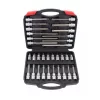 KROFtools Torx bit dugókulcs készlet 1/2”, 32 részes, T20–T70 (6032)