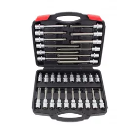   KROFtools Torx bit dugókulcs készlet 1/2”, 32 részes, T20–T70 (6032)