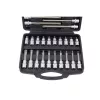 KROFtools Torx bit dugókulcs készlet 1/2”, 32 részes, T20–T70 (6032)