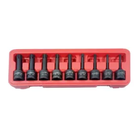   KROFtools RIBE gépi dugókulcs készlet R5–R14, 9 részes, 78 mm (6096)