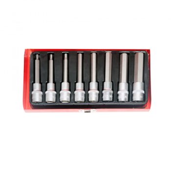   KROFtools 8 részes 1/2" hosszú imbusz bitfej készlet, 4-17mm (6100)