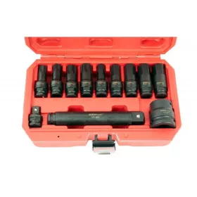   KROFtools Pneumatikus gépi ütve bit készlet 3/4"-os  12 részes  (6159)