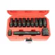 KROFtools Pneumatikus gépi ütve bit készlet 3/4"-os  12 részes  (6159)