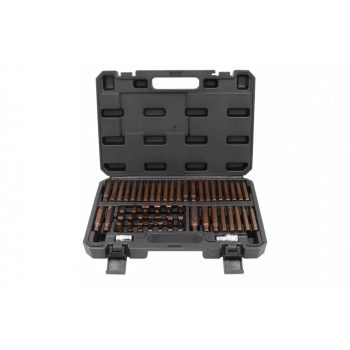   KROFtools 60 db-os bitkészlet, Torx, XZN, Imbusz, Ribe, Négyszög (6160)