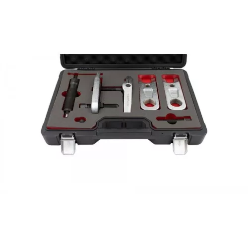 KROFtools Hidraulikus gömbfej kinyomó készlet, 30/34/40 mm (Hidraulikus gömbcsukló lehúzó készlet) (6321)