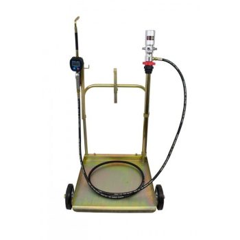   KROFtools Kocsis kivitelű pneumatikus olajadagoló készlet, 5:1 áttétellel, 180-220 kg-os hordókhoz (8301)