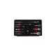 KROFtools Rövid racsnis hajtókar készlet 12 részes, 1/4”, 3/8” és 1/2” tartozékokkal (8368)