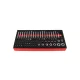 KROFtools Bit és torx kulcs készlet, 85 részes, szivacs szerszámtálcán (K-8516)
