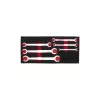 KROFtools Fékcsőkulcs készlet 6–24 mm, féloldalt nyitott fejjel, 6 részes (8517)
