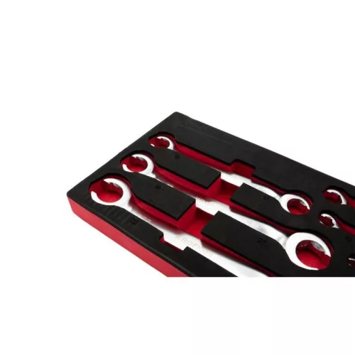 KROFtools Fékcsőkulcs készlet 6–24 mm, féloldalt nyitott fejjel, 6 részes (8517)