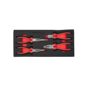 KROFtools Fogókészlet, 4 db, szerszámtálca (K-8605)