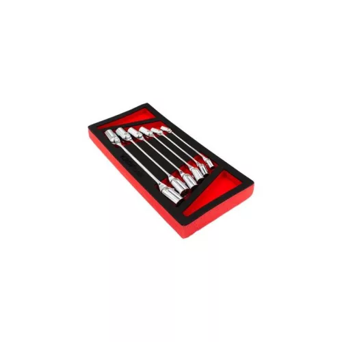 KROFtools Csuklós csőkulcs készlet 8–19 mm, hosszított kivitel, 6 részes (8606)