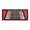 KROFtools Csuklós csőkulcs készlet 8–19 mm, hosszított kivitel, 6 részes (8606)
