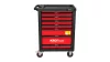 KROFtools Szerszámkocsi 160 részes szerszámkészlettel, 7 fiókos, 450 kg teherbírású, piros (8622)