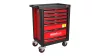 KROFtools Szerszámkocsi 160 részes szerszámkészlettel, 7 fiókos, 450 kg teherbírású, piros (8622)