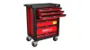 KROFtools Szerszámkocsi 160 részes szerszámkészlettel, 7 fiókos, 450 kg teherbírású, piros (8622)
