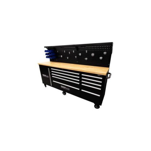 KROFtools 84"-OS MOBIL MUNKAPAD ( műhely szekrény )  LED-DEL ÉS ELEKTROMOS ALJZATTAL (8631)