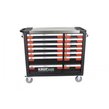KROFtools 14 FIÓKOS SZERSZÁMkocsi (SZEKRÉNY) üres (8660)