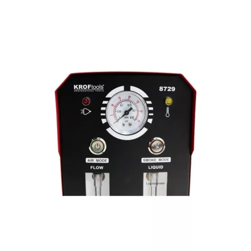 KROFtools Füstgépes szivárgásvizsgáló autóhoz és motorkerékpárhoz, 8 l/perc, 12 V (8729)