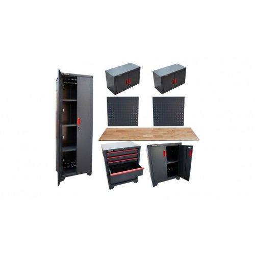 KROFtools Műhely ( bútor ) szekrény  KÉSZLET 8801+8802+8803+8808+8806x2+8807x2 (8880)