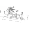 KROFtools Gumiabroncs-szerelő gép teherautó kerekekhez, 14–56”, 380 V (9008)