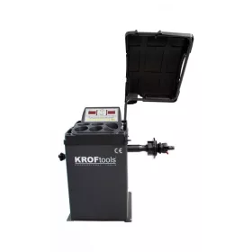   KROFtoolsFélautomata kerékkiegyensúlyozó gép (centírozó) 10"-24" (9022)
