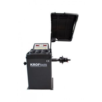   KROFtoolsFélautomata kerékkiegyensúlyozó gép (centírozó) 10"-24" (9022)