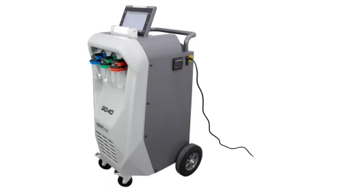 KROFtools Autóklíma-töltő és klímaszerviz gép R134a hűtőközeghez, 220 V (9040)