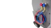 KROFtools Autóklíma-töltő és klímaszerviz gép R134a hűtőközeghez, 220 V (9040)