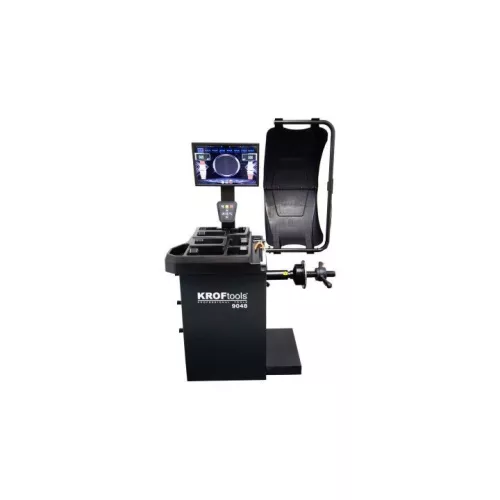 KROFtools AUTOMATIKUS KERÉK KIEgyensúlyozó ( centírozó ) 10"-24" LÉZERREL ÉS 21'-ES LCD-VEL (9048)