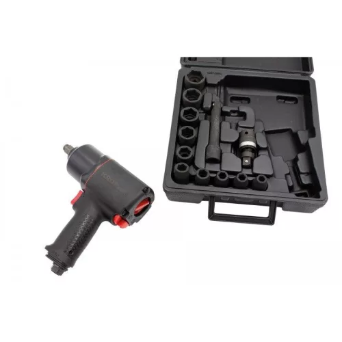 KROFtools Pneumatikus ütvecsavarozó készlet, 1112/1756 Nm (9202)